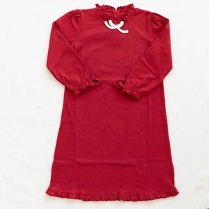 HTF NWT fin & vince girls night dress crimson